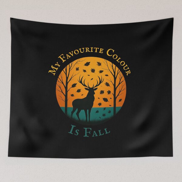 Item preview, My Favourite Colour Is Fall – Cozy Autumn Quote Design designed and sold by InkwildStudio.