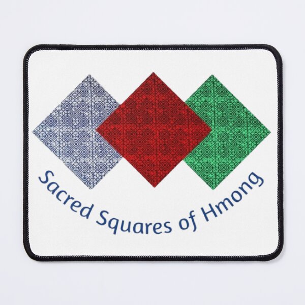 Item preview, Sacred Squares of Hmong – Geometric Tribal Pattern Art designed and sold by PimTribe.