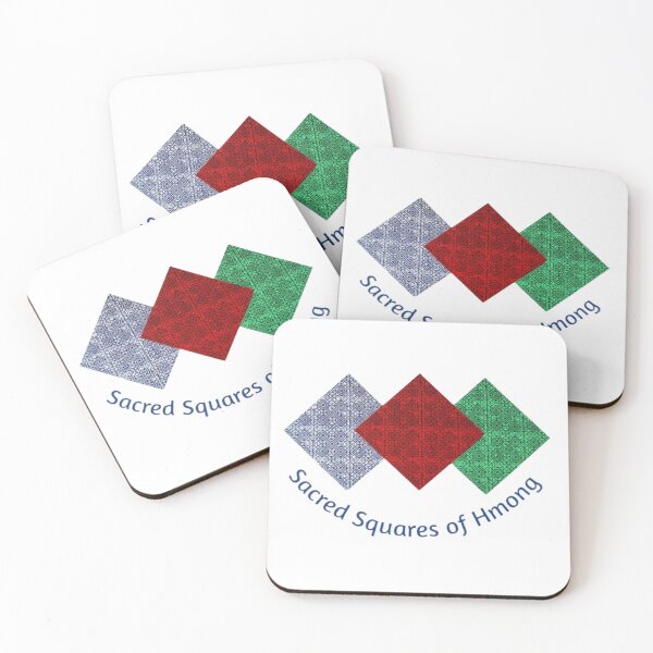 Item preview, Sacred Squares of Hmong – Geometric Tribal Pattern Art designed and sold by PimTribe.