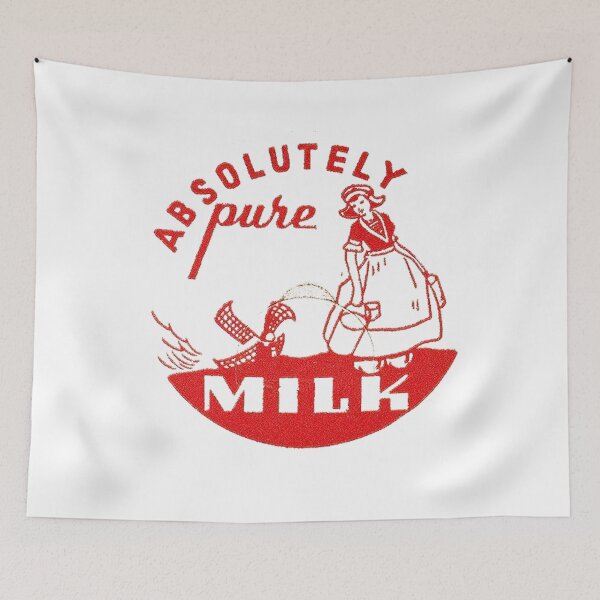 Item preview, Vintage Milk Graphic designed and sold by QuayTradingCo.