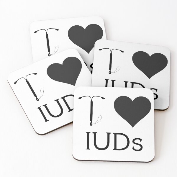 Item preview, I LOVE IUDs | Reproductive Rights Typography Design designed and sold by Parasocialite.