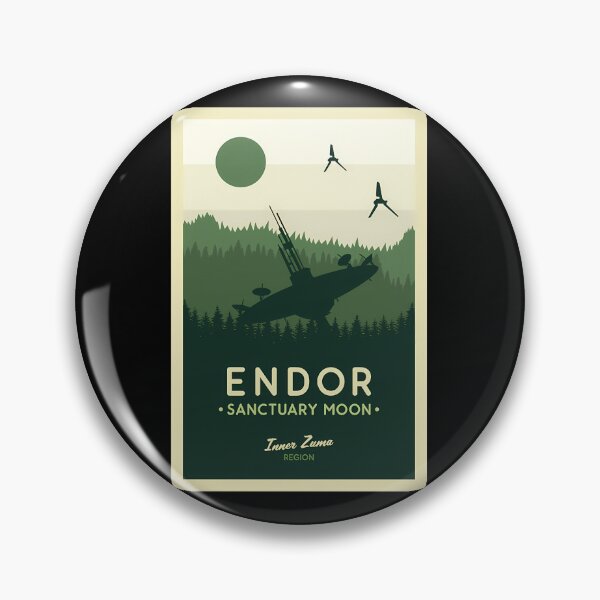 Item preview, Endor Sanctuary Moon Poster designed and sold by stuergrawev.