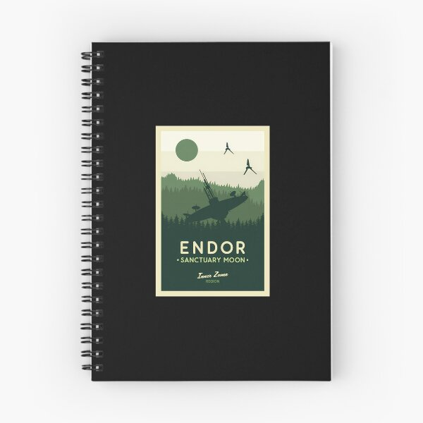 Item preview, Endor Sanctuary Moon Poster designed and sold by stuergrawev.
