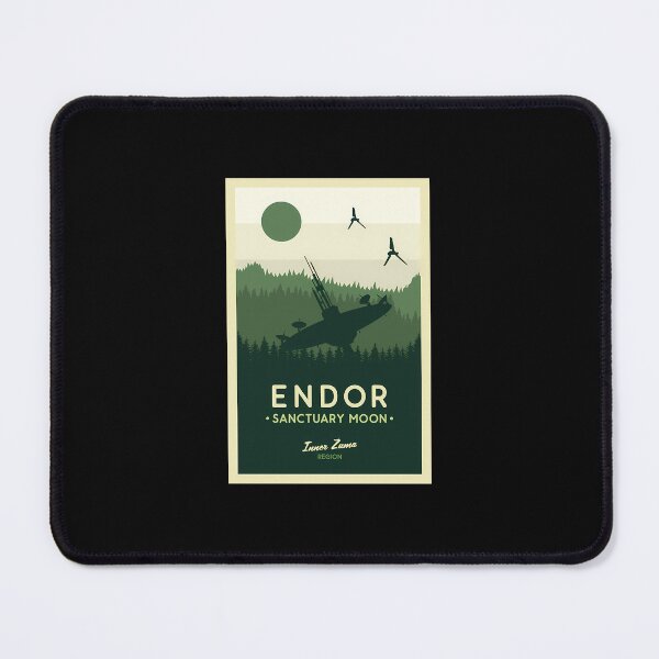Item preview, Endor Sanctuary Moon Poster designed and sold by stuergrawev.