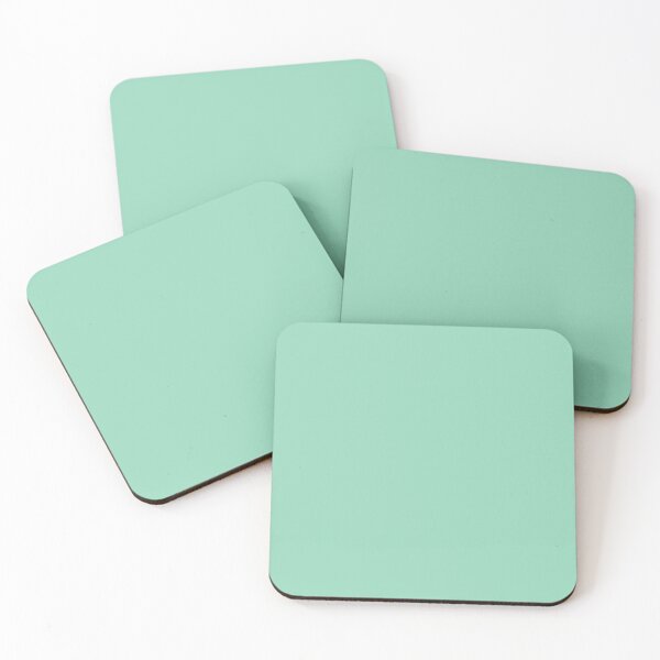 Item preview, Jelly Mint Minimalist Design – Playful Glossy Mint Green, Pastel Youthful Luxury Accent designed and sold by Creative_Canvas.