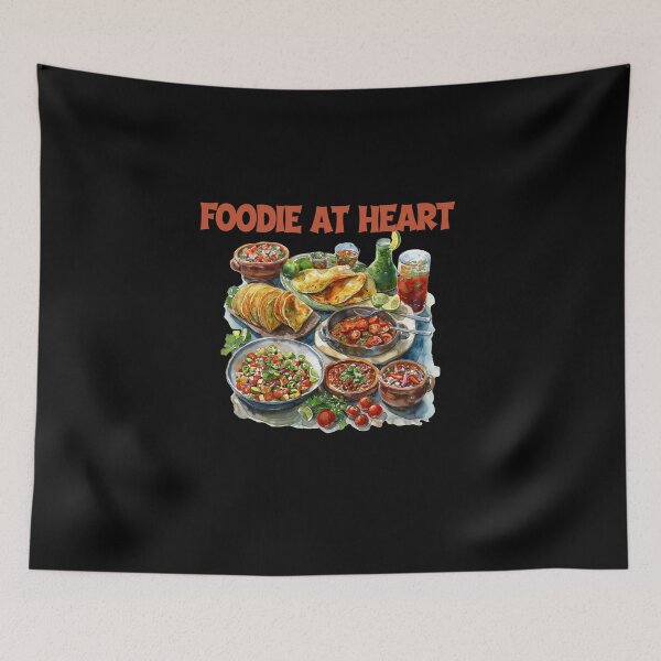 Item preview, Foodie at Heart – Mexican Food Lover Shirt designed and sold by Maggiepeshop.