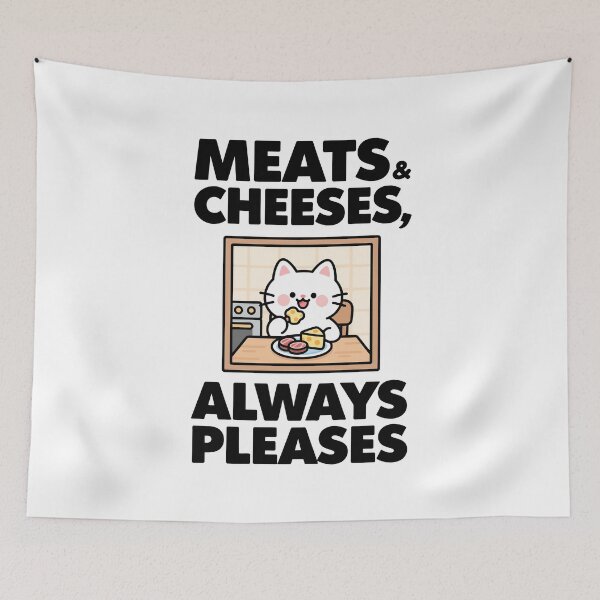 Item preview, Meats & Cheeses, Always Pleases designed and sold by Bird-and-Barnes.