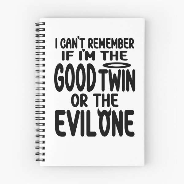 Item preview, Funny Twin Am I The Good Twin Or The Evil One  Twins design designed and sold by Colorfulman.