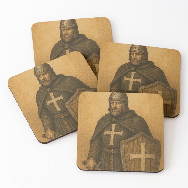Item preview, Medieval Crusader Knight with Sword and Shield designed and sold by photoparadise22.