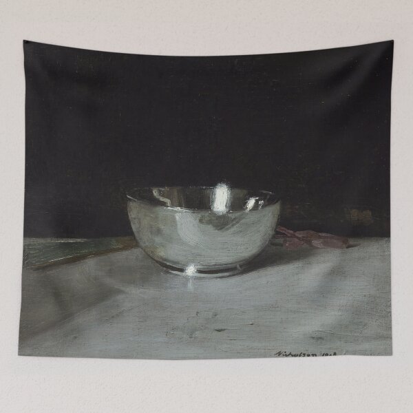 Item preview, The Lustre Bowl, Gorham sterling silver bowl kitchenware still life portrait painting by William Nicholson, circa 1908 designed and sold by Jéanpaul  Ferro.