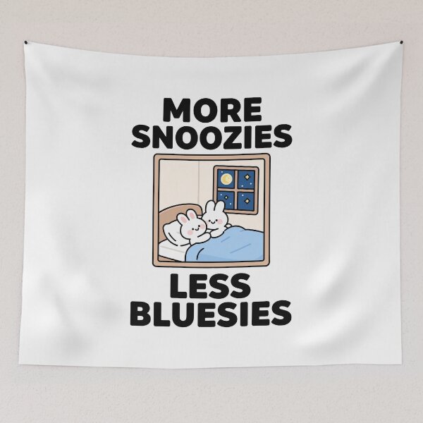 Item preview, More Snoozies, Less Bluesies designed and sold by Bird-and-Barnes.