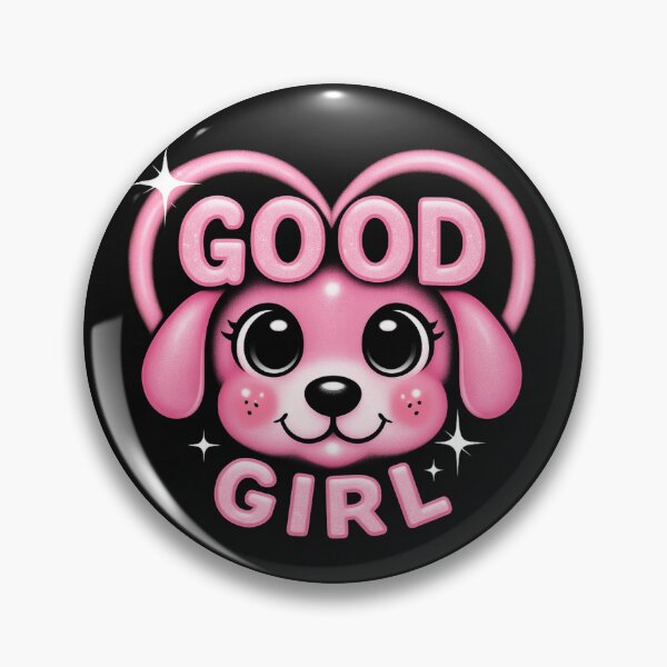 Item preview, Good Girl – Cute Pink Retro Dog Motif designed and sold by LucMediaShop.