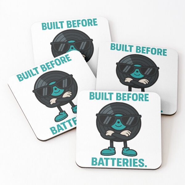 Item preview, Built Before Batteries Vinyl Record Design designed and sold by TeeTimeTreasure.