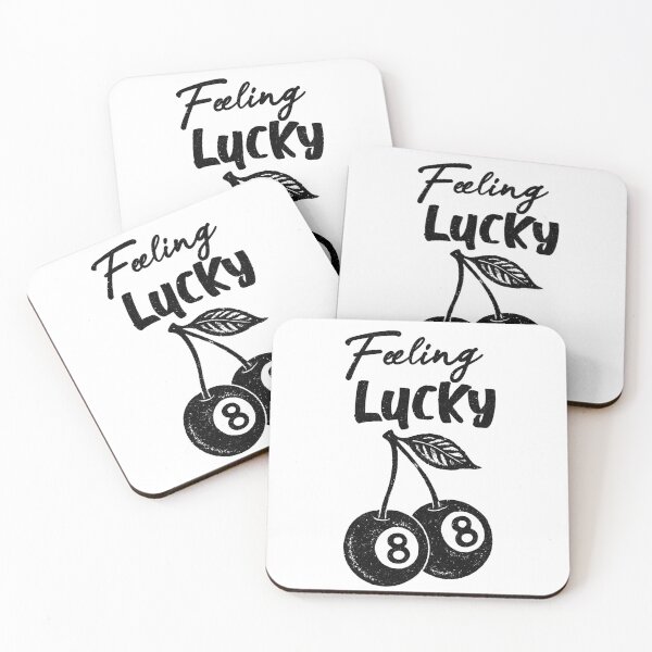 Item preview, Feeling Lucky Eight Ball Cherries Illustration designed and sold by H G  Designs.