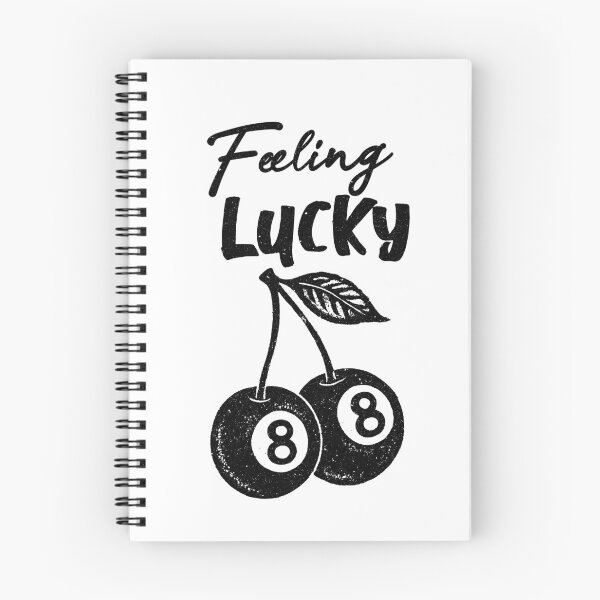 Item preview, Feeling Lucky Eight Ball Cherries Illustration designed and sold by H G  Designs.