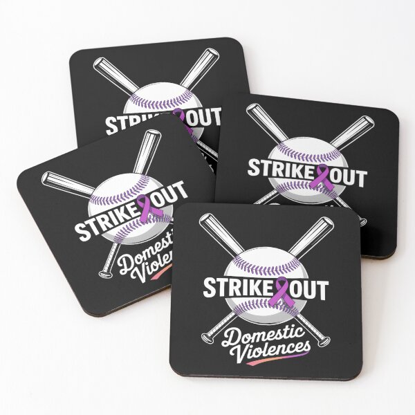 Item preview, Cinta morada de béisbol contra la violencia doméstica designed and sold by tearbytea.