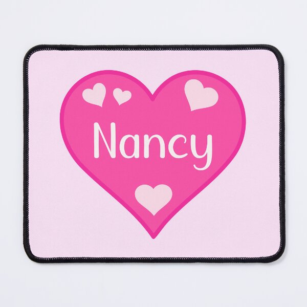 Item preview, Nancy Name Pink Heart  designed and sold by Jeallan Designs.