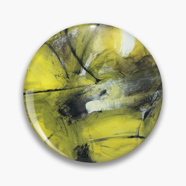 Item preview, Biomorphic shapes in yellow hues designed and sold by angelarosaart.
