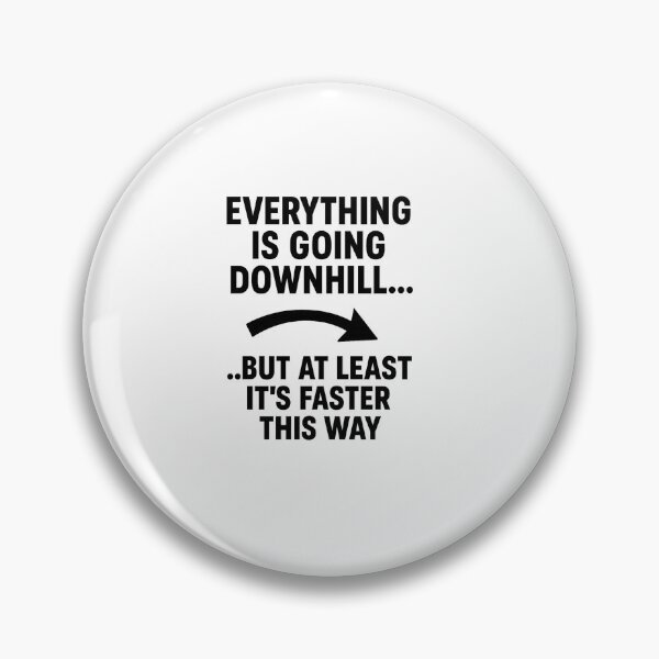 Item preview, Funny Downhill Text Design designed and sold by Poetic Patterns Studio.