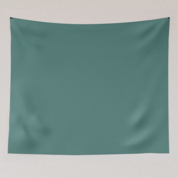 Item preview, Hidden Gem Minimalist Design – Smoky Jade Teal, Grounding & Mysterious Solid Color designed and sold by Creative_Canvas.