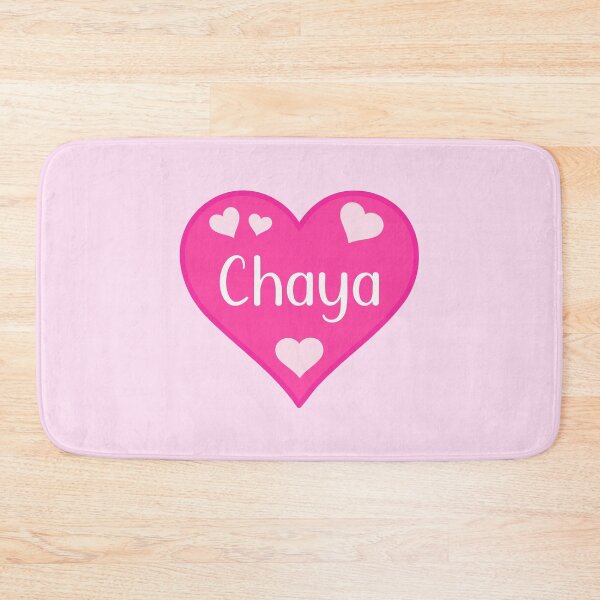 Item preview, Chaya Name Pink Heart  designed and sold by Jeallan Designs.