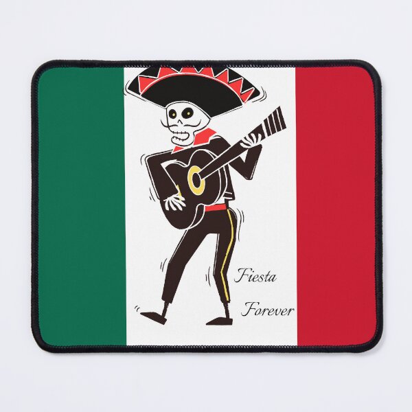 Item preview, Fiesta Forever – Mexican flag Skeleton Mariachi Design designed and sold by By-soso.