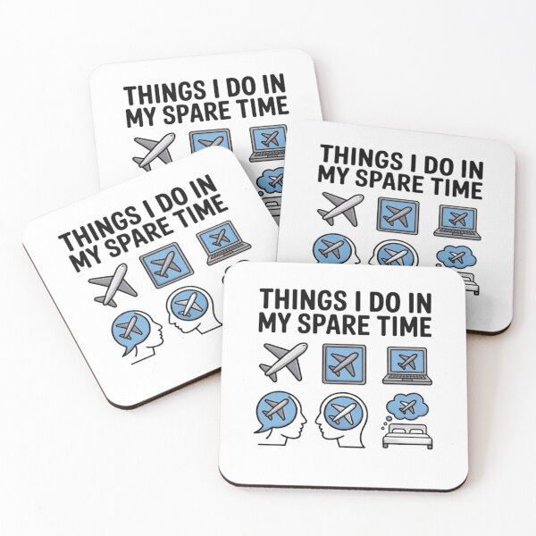 Item preview, Airplane Things I Do In My Spare Time Plane Pilot designed and sold by BHMARTS.