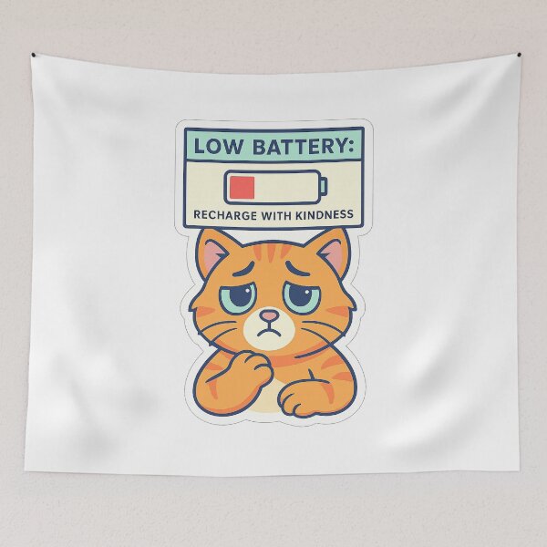 Item preview, Low Battery Empathy designed and sold by PlanetBoi.