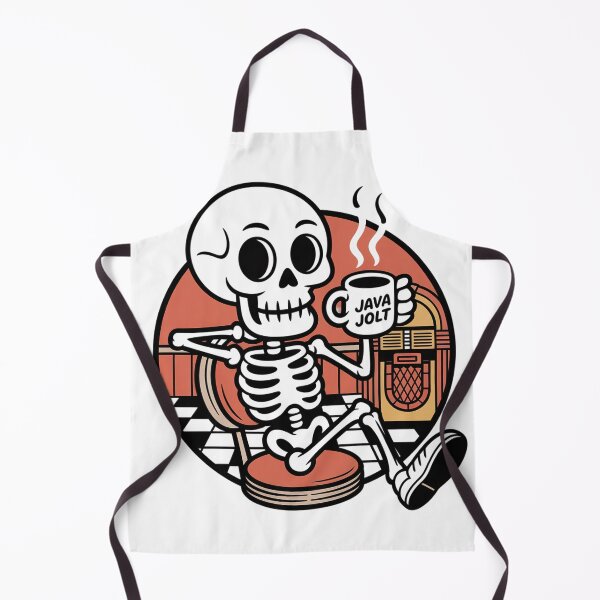 Item preview, Retro Diner Skeleton & Jukebox designed and sold by Mr-wow.