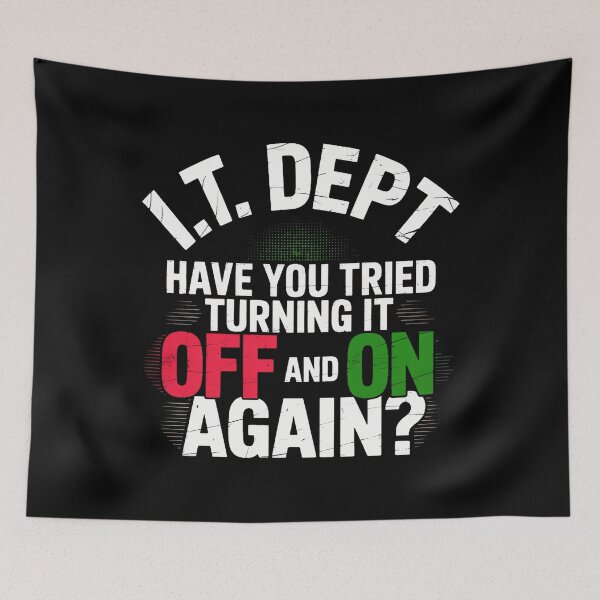 Item preview, Information Technology Funny IT Joke Sayings designed and sold by tearbytea.