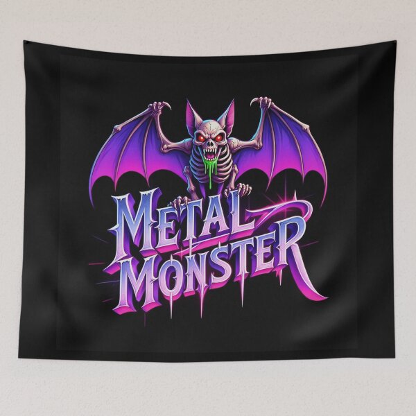 Item preview, Metal Monster - Heavy Metal design designed and sold by Vintage Designs +.