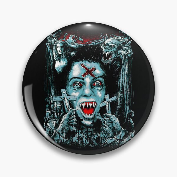 Artikelvorschau, Fright Night Blau und Rot Ton Shirt Schwarz entworfen und verkauft von legrowbradacf.