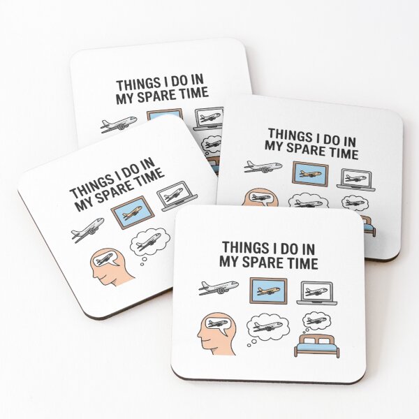 Item preview, Airplane Things I Do In My Spare Time Plane Pilot designed and sold by BHMARTS.