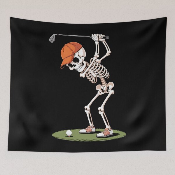 Item preview, Skeleton Golf Funny Halloween Golfing Sports Golfer designed and sold by tearbytea.