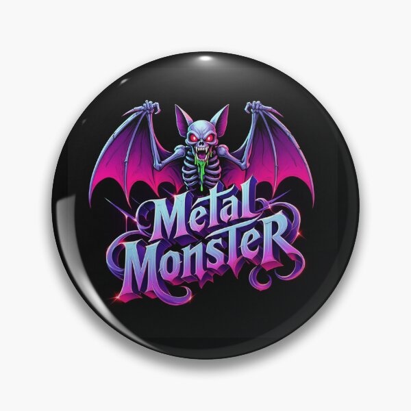 Item preview, Metal Monster - Heavy Metal design designed and sold by Vintage Designs +.