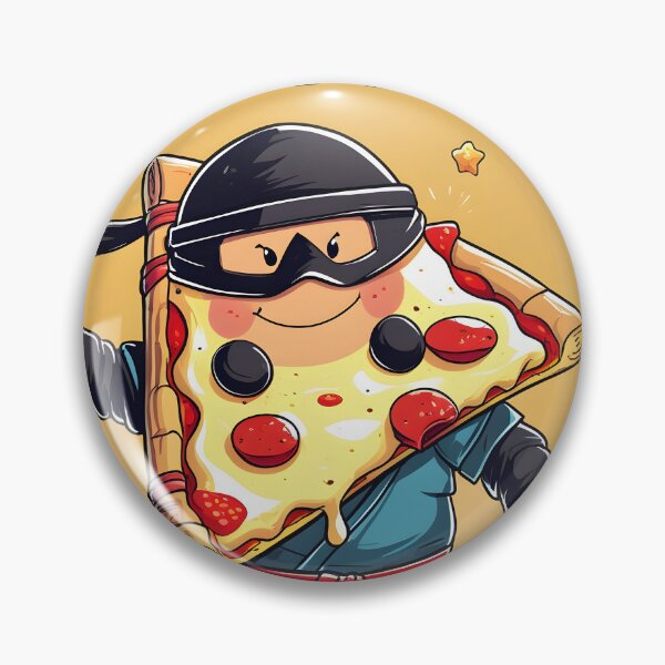 Item preview, Epic Pizza Ninja - Funny Food Art designed and sold by SababaShop.