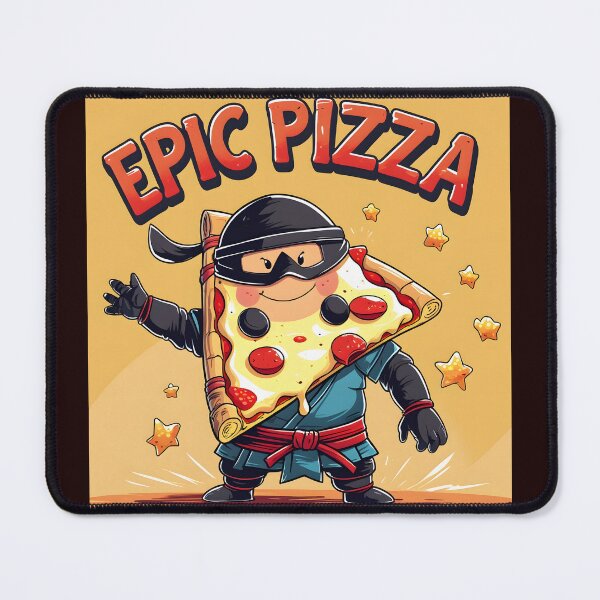Item preview, Epic Pizza Ninja - Funny Food Art designed and sold by SababaShop.