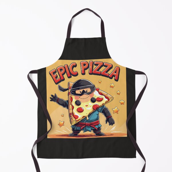 Item preview, Epic Pizza Ninja - Funny Food Art designed and sold by SababaShop.
