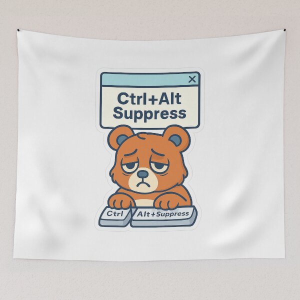 Item preview, Ctrl Alt Suppress designed and sold by PlanetBoi.