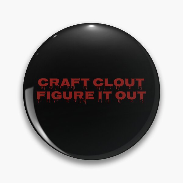 Item preview, Craft Clout Figure It Out Motivational Quote Typography Design designed and sold by MONTRIS.