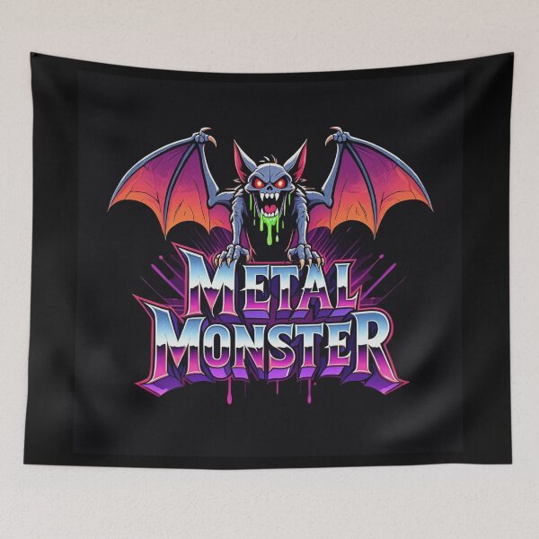 Item preview, Metal Monster - Heavy Metal design designed and sold by Vintage Designs +.