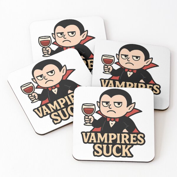 Item preview, Cute Vampire Holding Cup of Blood T-Shirt - Funny Halloween Cartoon Design designed and sold by PrintCreations9.