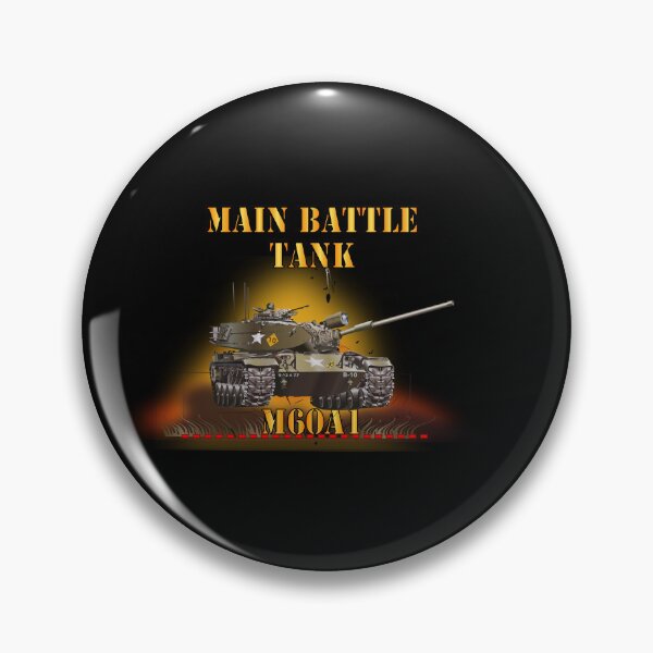 Item preview, Army - Main Battle Tank - M60A1 w Fire- Right Face X 300 designed and sold by Military Insignia Products.