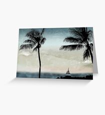 Tropical Evening Greeting Card