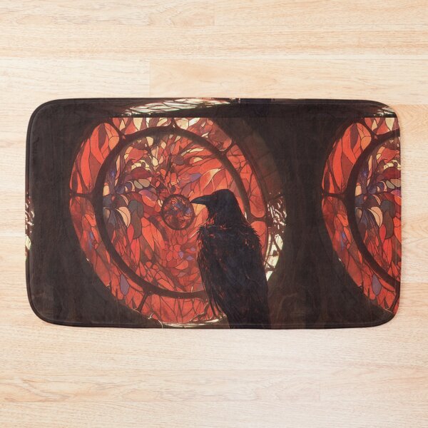Item preview, Raven in a window designed and sold by MendaciousMina.