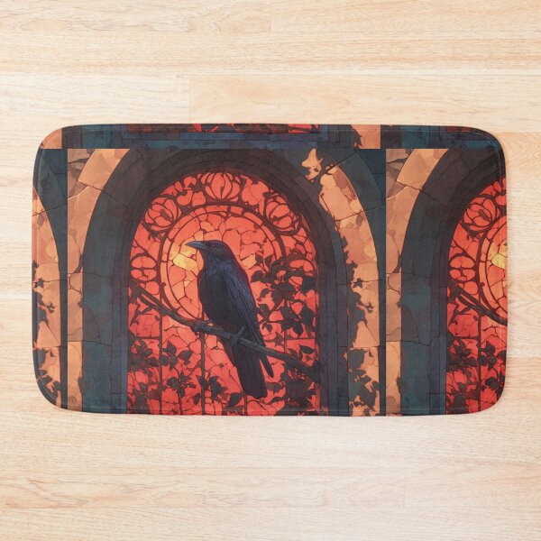 Item preview, Raven in a window designed and sold by MendaciousMina.