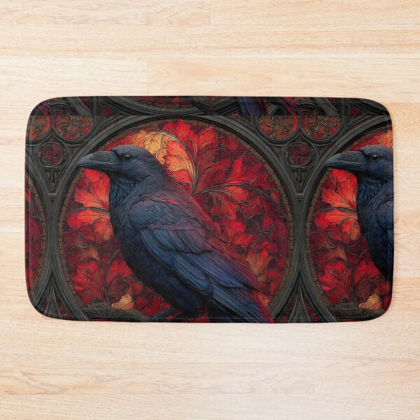 Item preview, Raven in a window designed and sold by MendaciousMina.