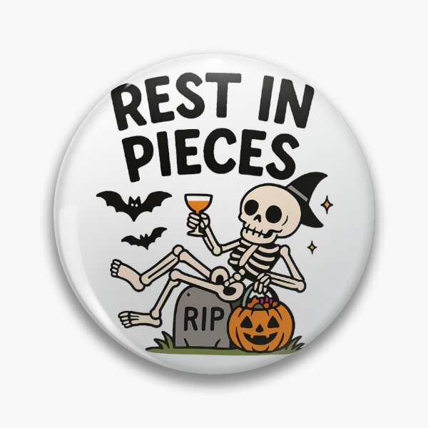 Item preview, Cute Cartoon Skeleton Lounging on Tombstone T-Shirt - Fun Halloween Design designed and sold by PrintCreations9.