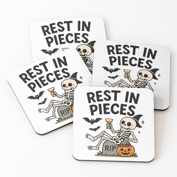 Item preview, Cute Cartoon Skeleton Lounging on Tombstone T-Shirt - Fun Halloween Design designed and sold by PrintCreations9.