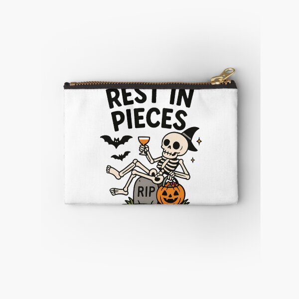 Item preview, Cute Cartoon Skeleton Lounging on Tombstone T-Shirt - Fun Halloween Design designed and sold by PrintCreations9.